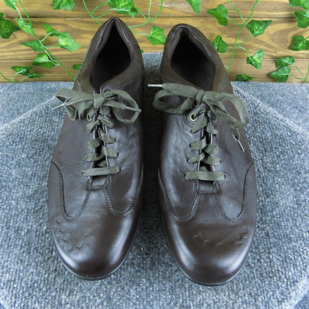 Banana Republic Men's Sneaker Brown Leather Size 10.5M Gently Used 2025 - Picture 2 of 8